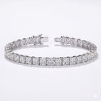 Princess Cut Tennis Bracelet 925 Sterling Silver