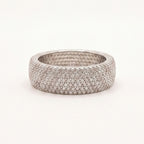 Dome Pave Eternity Band
