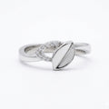 Teardrop Frame Stone Ring