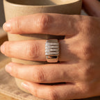 Black Rail Stone Signet Ring