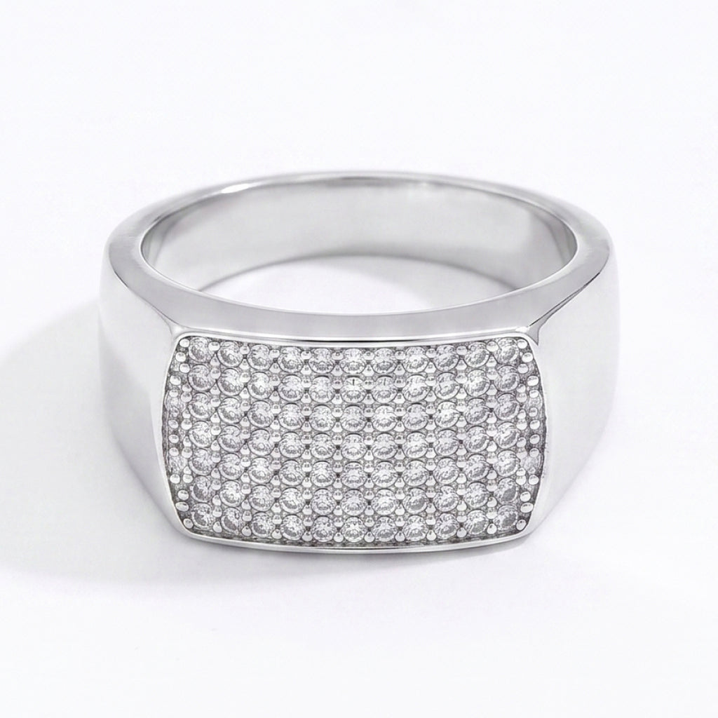 Full Face Stone Signet Ring