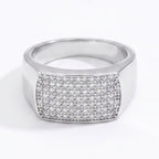 Full Face Stone Signet Ring