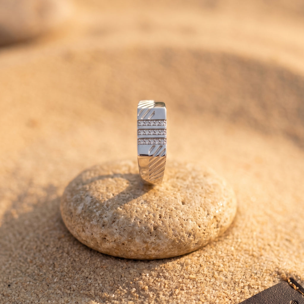 Triple Rail Band Ring