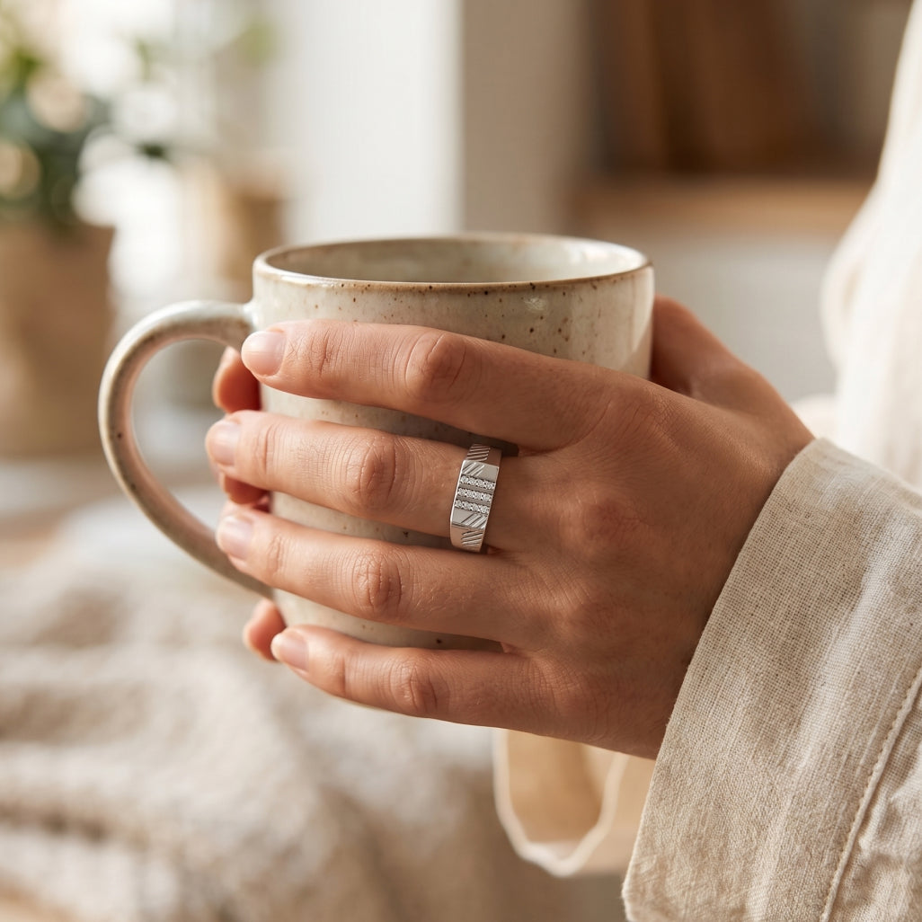 Triple Rail Band Ring