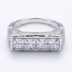 Princess Row Signet Ring