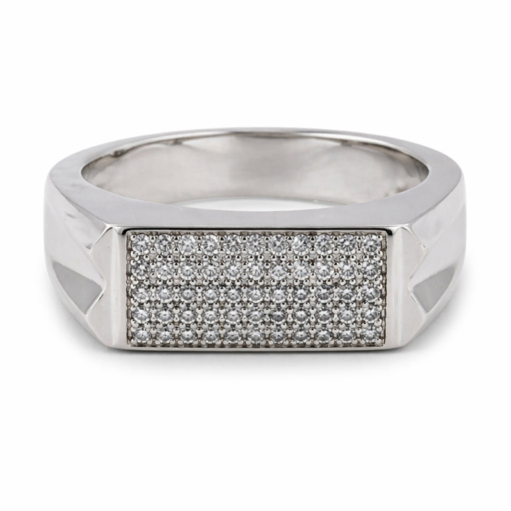 Arrow Cut Signet Ring
