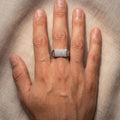 Arrow Cut Signet Ring
