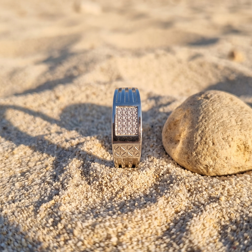 Compass Signet Ring
