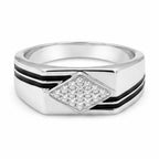 Diamond Kite Onyx Ring