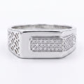 Mesh Shoulder Signet Ring