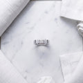 Elevated Grid Signet Ring