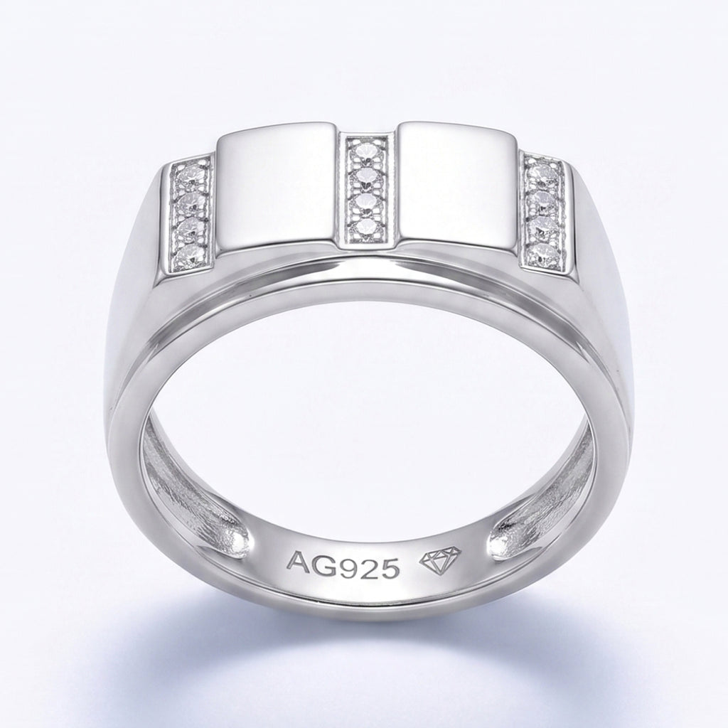 Triptych Signet Ring