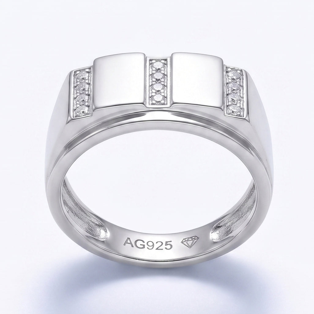 Triptych Signet Ring