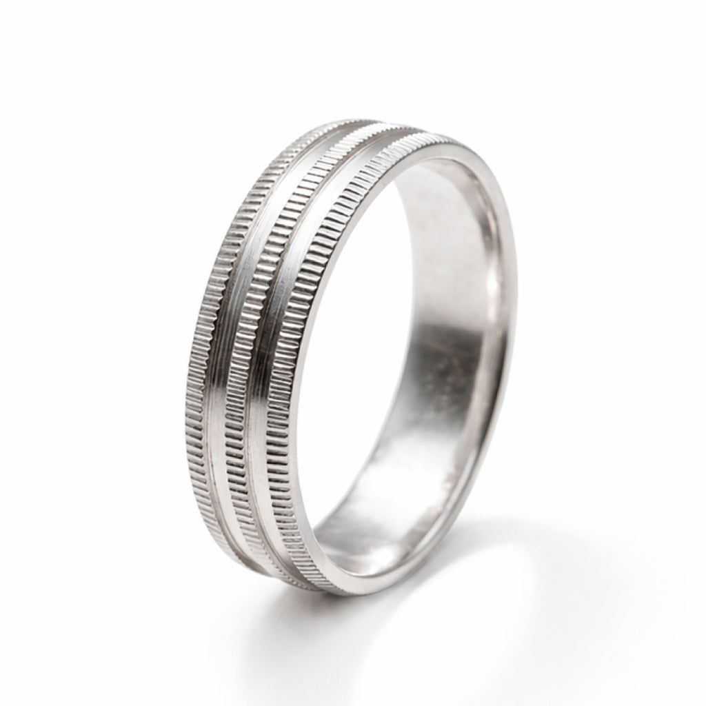 Twin Groove Band Ring