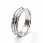 Twin Groove Band Ring
