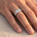 Octagon Open Signet Ring