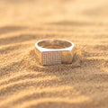 Split Face Signet Ring