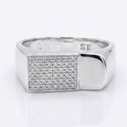 Split Face Signet Ring