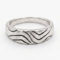 Mountain Wave Band Ring
