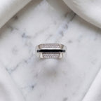 Onyx Stripe Signet Ring