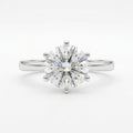 Ishani Brilliant Solitaire Ring in 925 Silver
