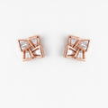 Pinwheel Baguette Studs