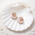 Clover Pearl Studs