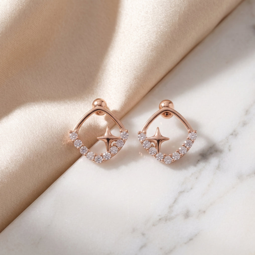 North Star Stud Earrings