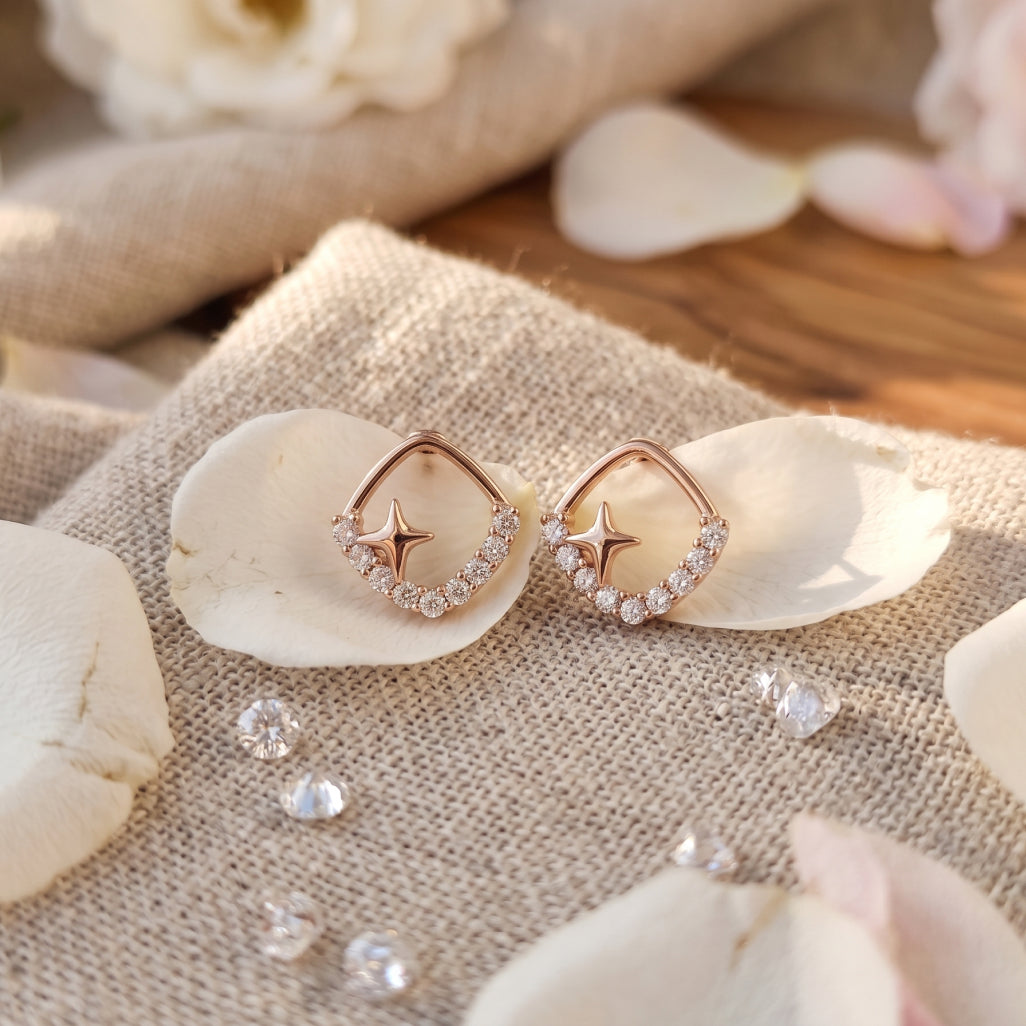 North Star Stud Earrings