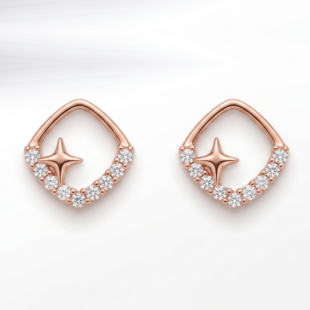 North Star Stud Earrings