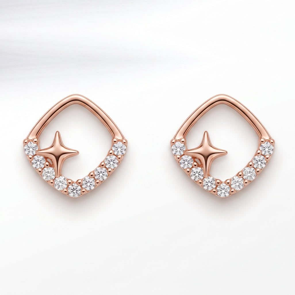 North Star Stud Earrings